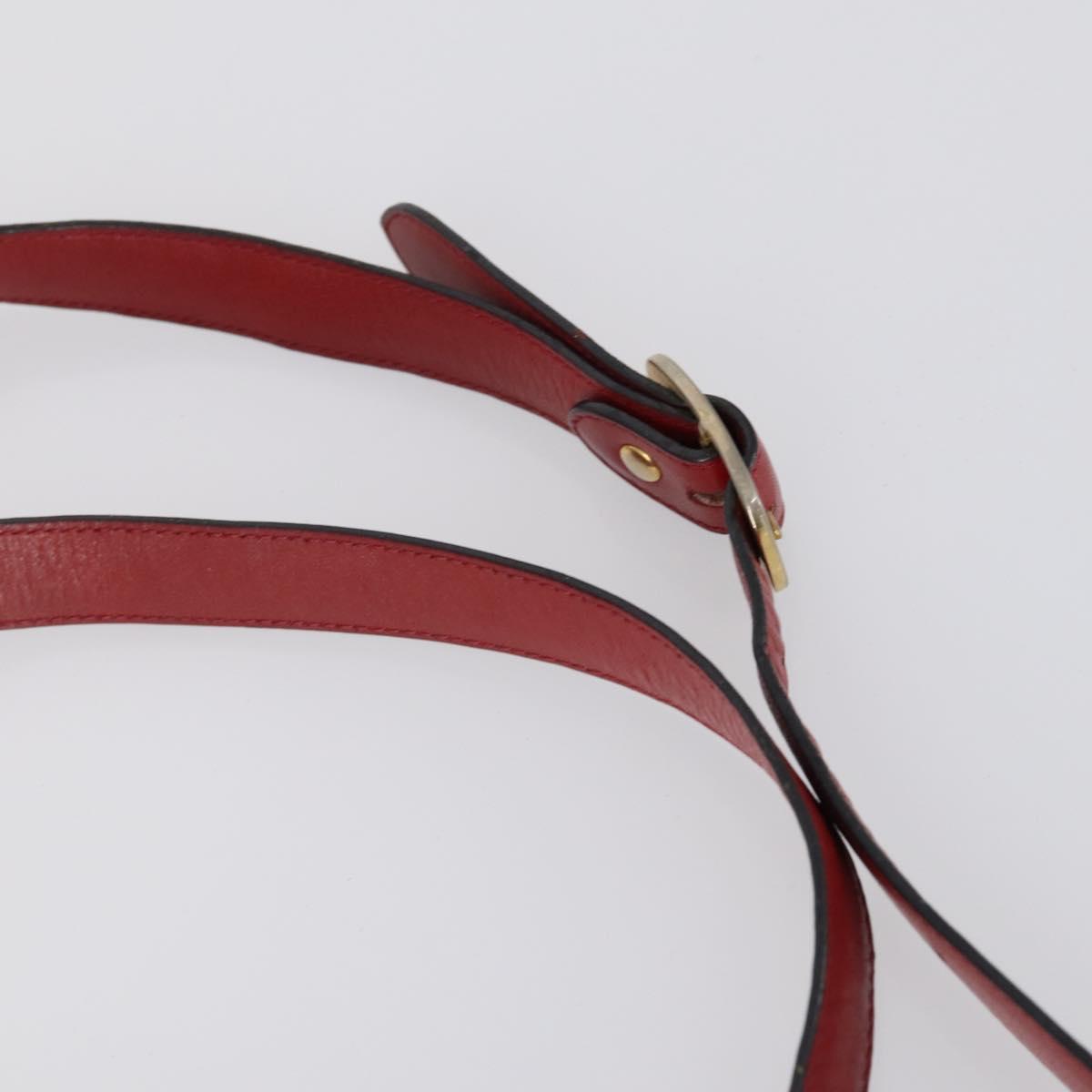 Salvatore Ferragamo Bag Leather Canvas Nylon 4 Set Black Red yellow Auth bs30526