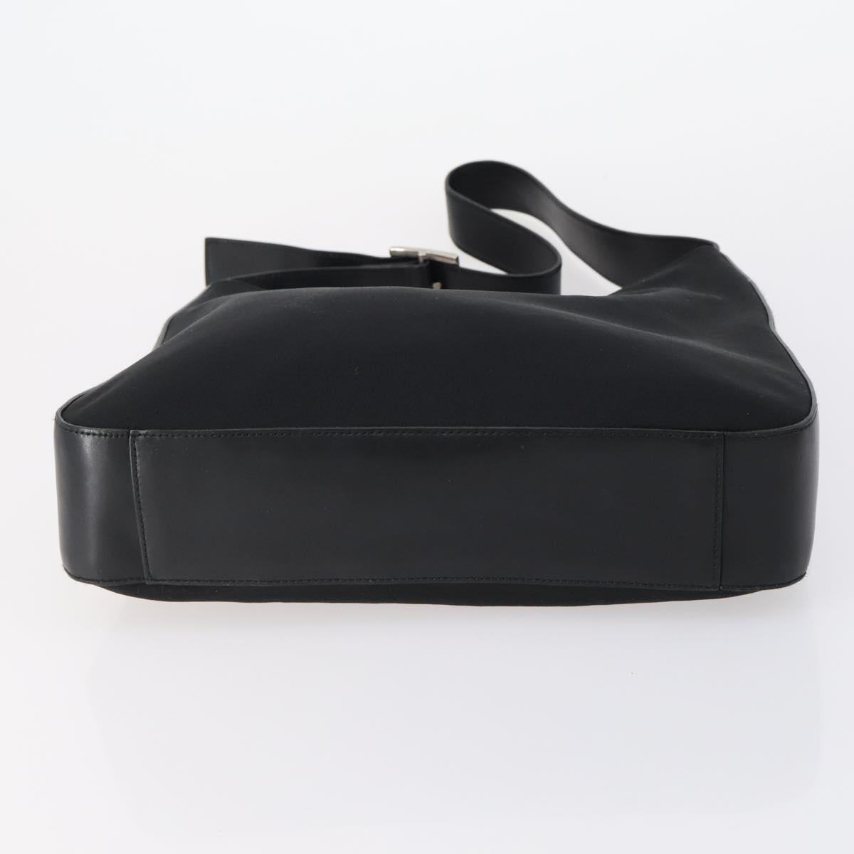 Salvatore Ferragamo Bag Leather Canvas Nylon 4 Set Black Red yellow Auth bs30526