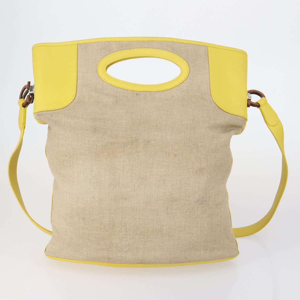 Salvatore Ferragamo Bag Leather Canvas Nylon 4 Set Black Red yellow Auth bs30526