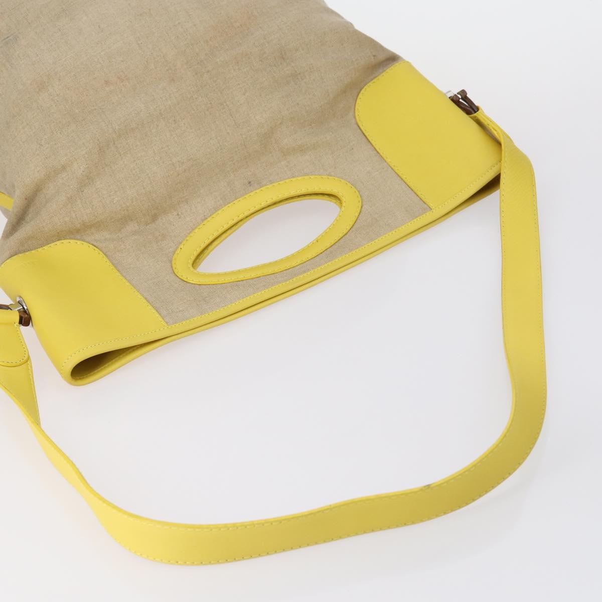 Salvatore Ferragamo Bag Leather Canvas Nylon 4 Set Black Red yellow Auth bs30526