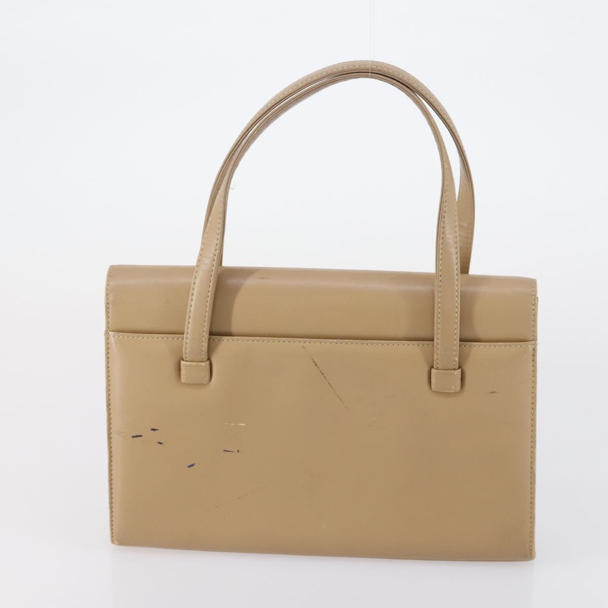 GIVENCHY Hand Bag Leather Nylon Canvas 5 Set Brown Black purple Auth bs30528