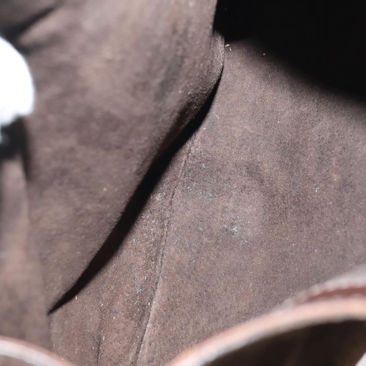 BOTTEGA VENETA Shoulder Bag Suede Nylon PVC 4 Set Beige Black Green Auth bs30535