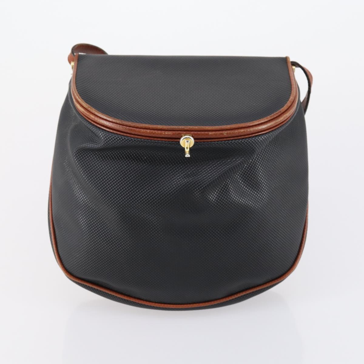 BOTTEGA VENETA Shoulder Bag Suede Nylon PVC 4 Set Beige Black Green Auth bs30535