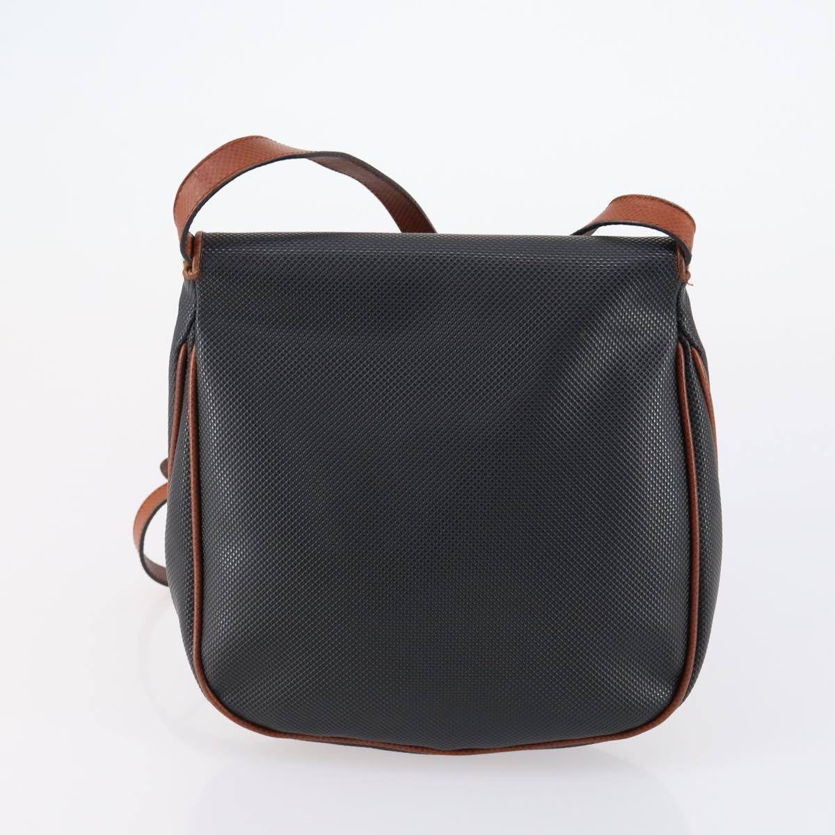 BOTTEGA VENETA Shoulder Bag Suede Nylon PVC 4 Set Beige Black Green Auth bs30535