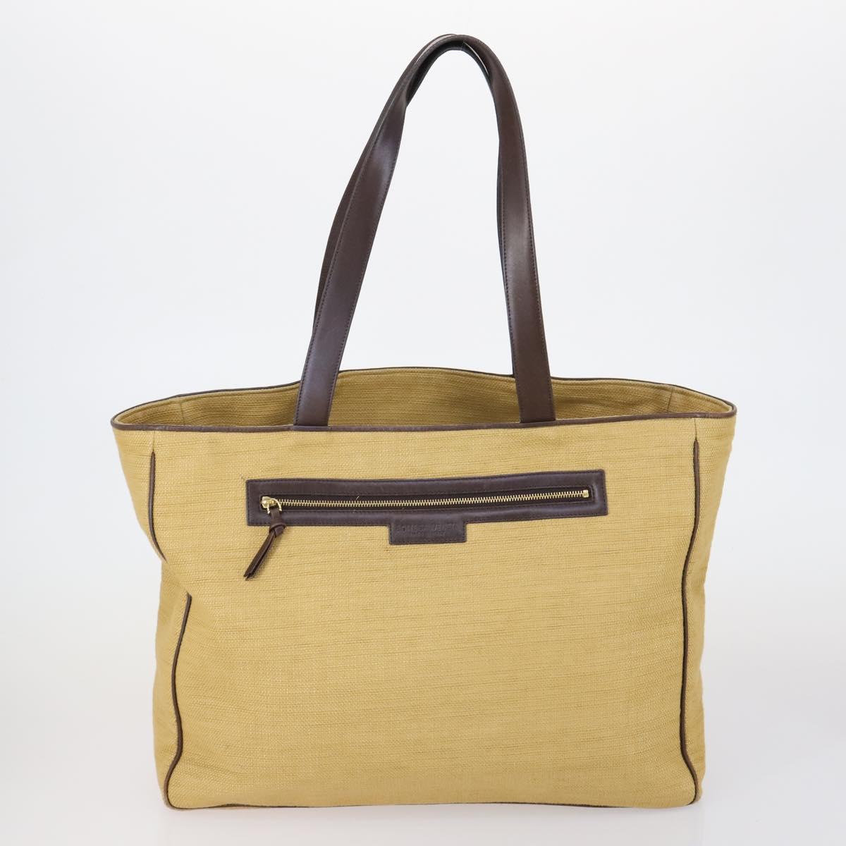 BOTTEGA VENETA Shoulder Bag Suede Nylon PVC 4 Set Beige Black Green Auth bs30535