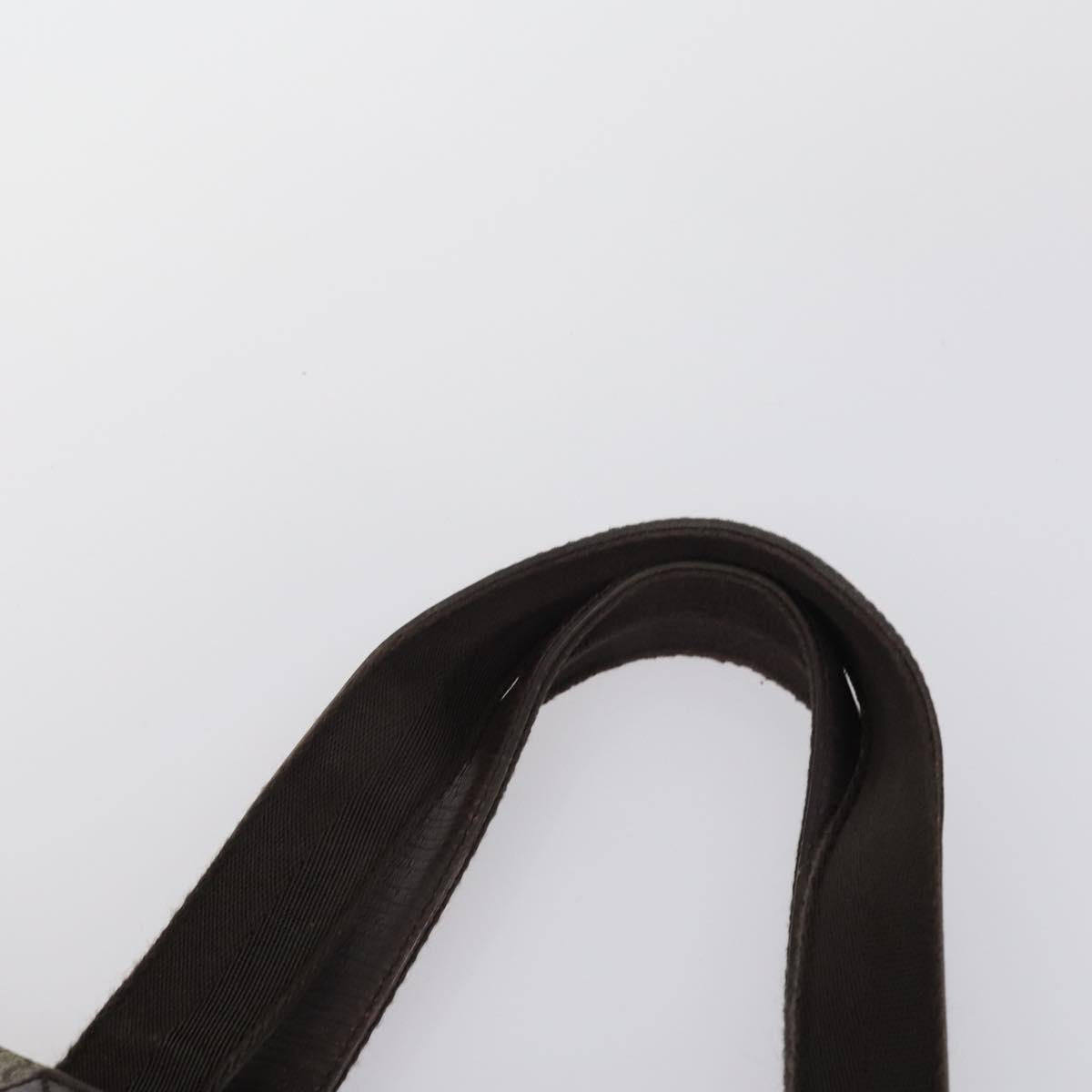 GUCCI Hand Bag Canvas nylon 4 Set Beige Black Green Auth bs30536