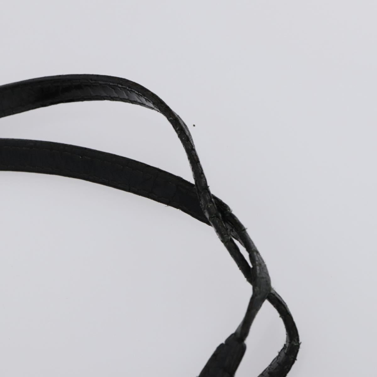 GUCCI Hand Bag Canvas nylon 4 Set Beige Black Green Auth bs30536