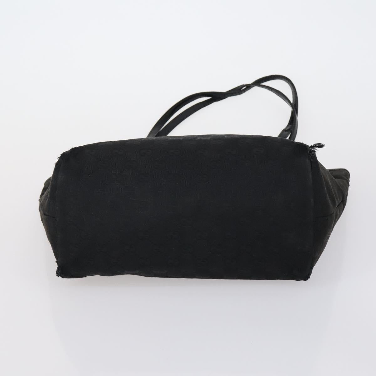 GUCCI Hand Bag Canvas nylon 4 Set Beige Black Green Auth bs30536