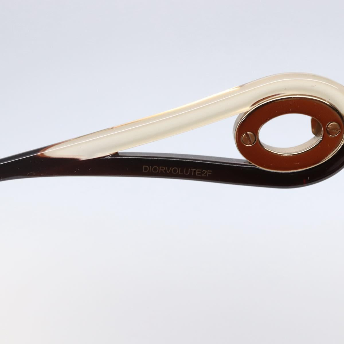 Christian Dior Sunglasses plastic Brown Auth bs30538