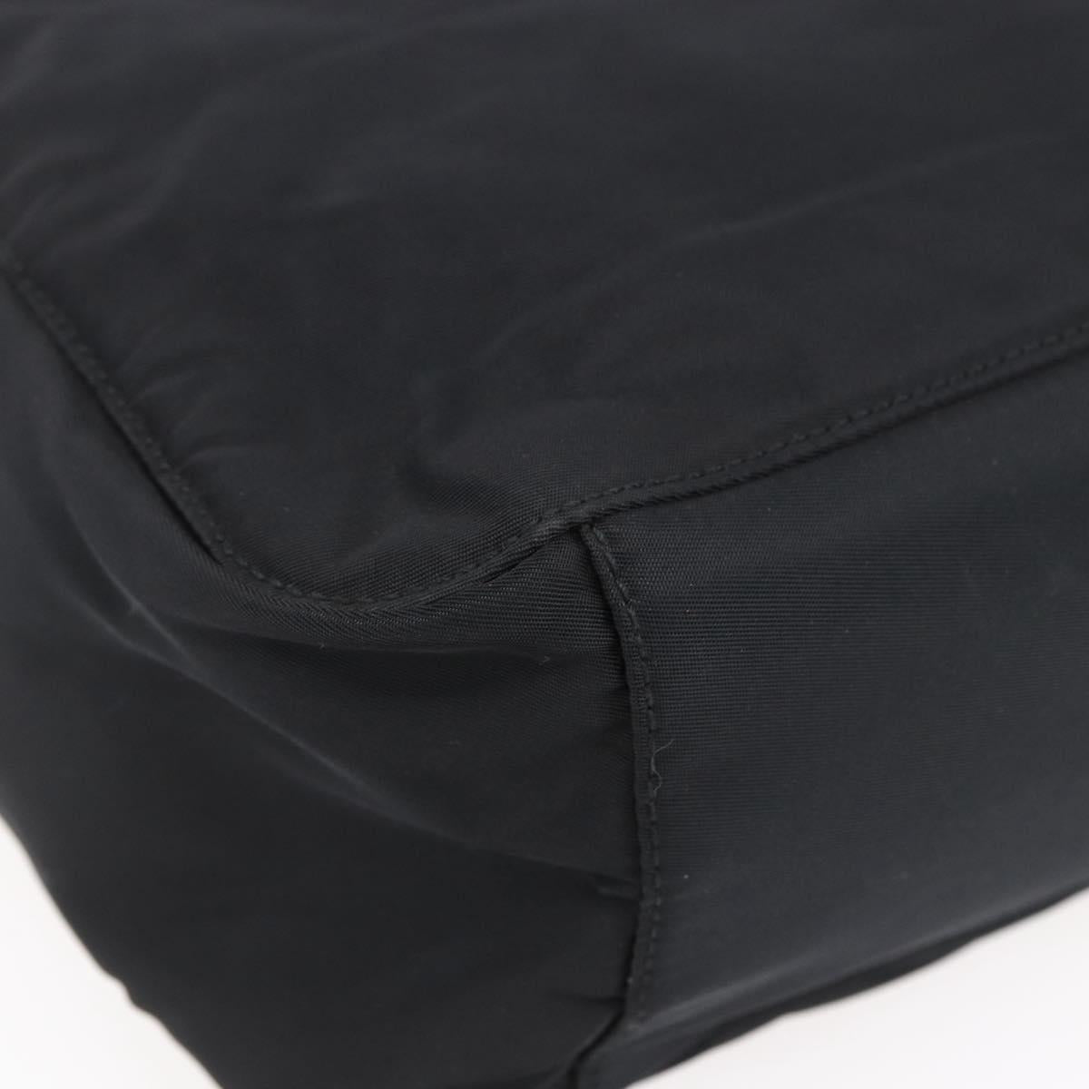 PRADA Hand Bag Nylon Black Auth bs30539