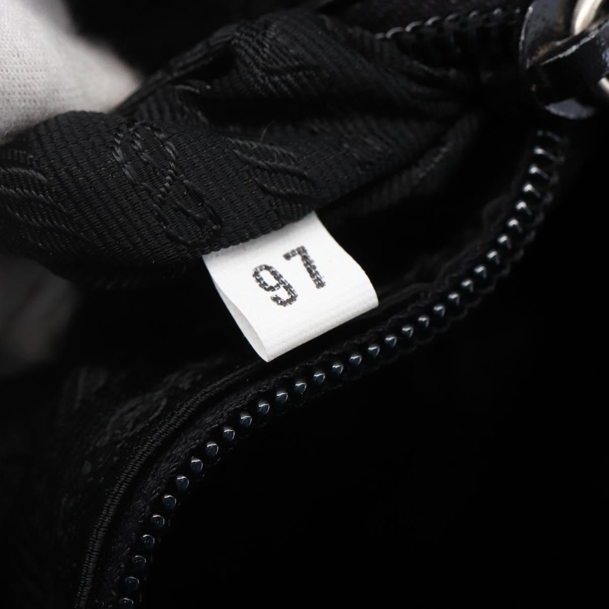 PRADA Hand Bag Nylon Black Auth bs30539
