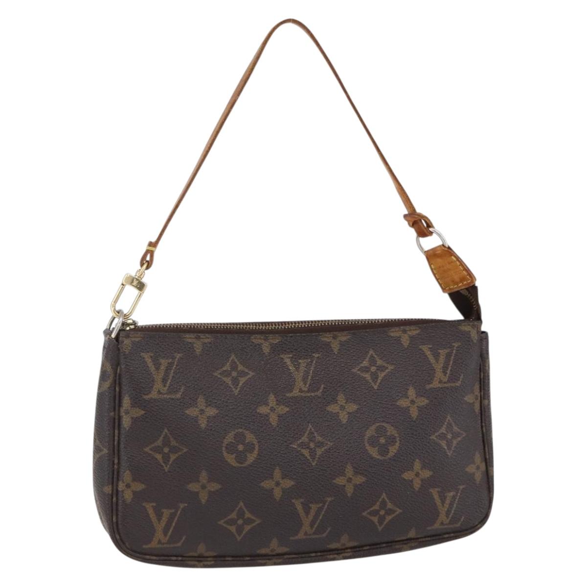 LOUIS VUITTON Monogram Pochette Accessoires Pouch M51980 LV Auth bs30548