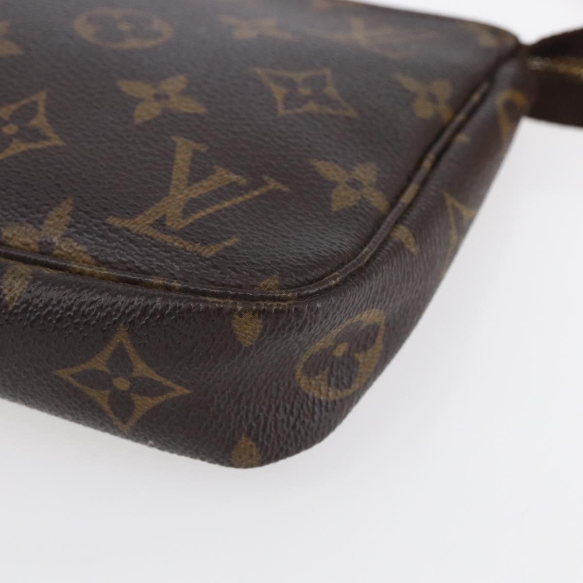 LOUIS VUITTON Monogram Pochette Accessoires Pouch M51980 LV Auth bs30548