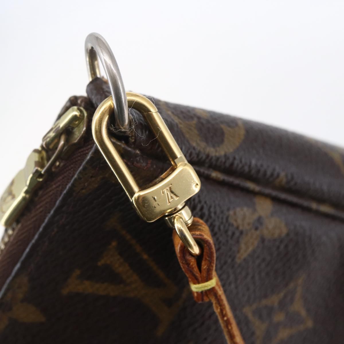 LOUIS VUITTON Monogram Pochette Accessoires Pouch M51980 LV Auth bs30548