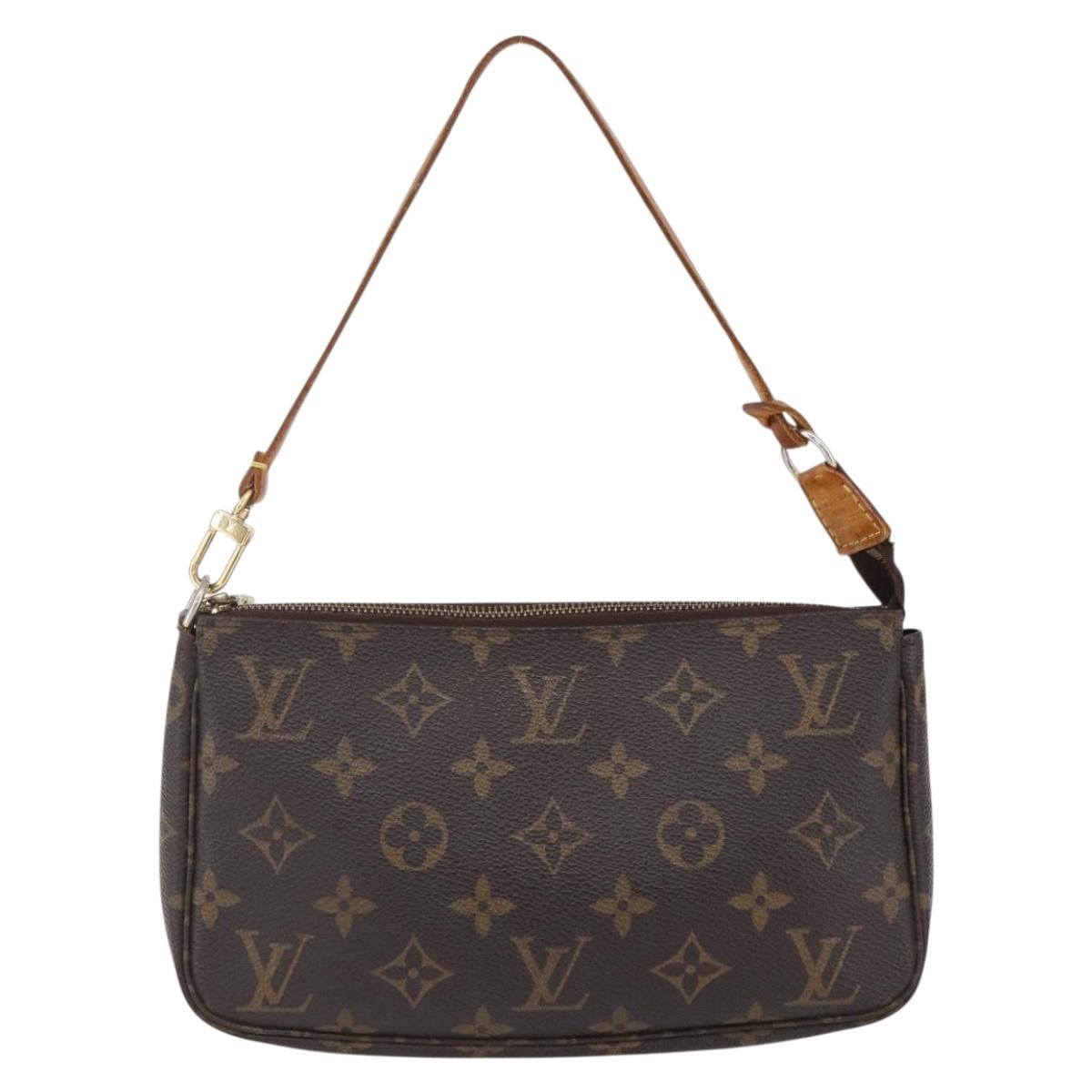 LOUIS VUITTON Monogram Pochette Accessoires Pouch M51980 LV Auth bs30548