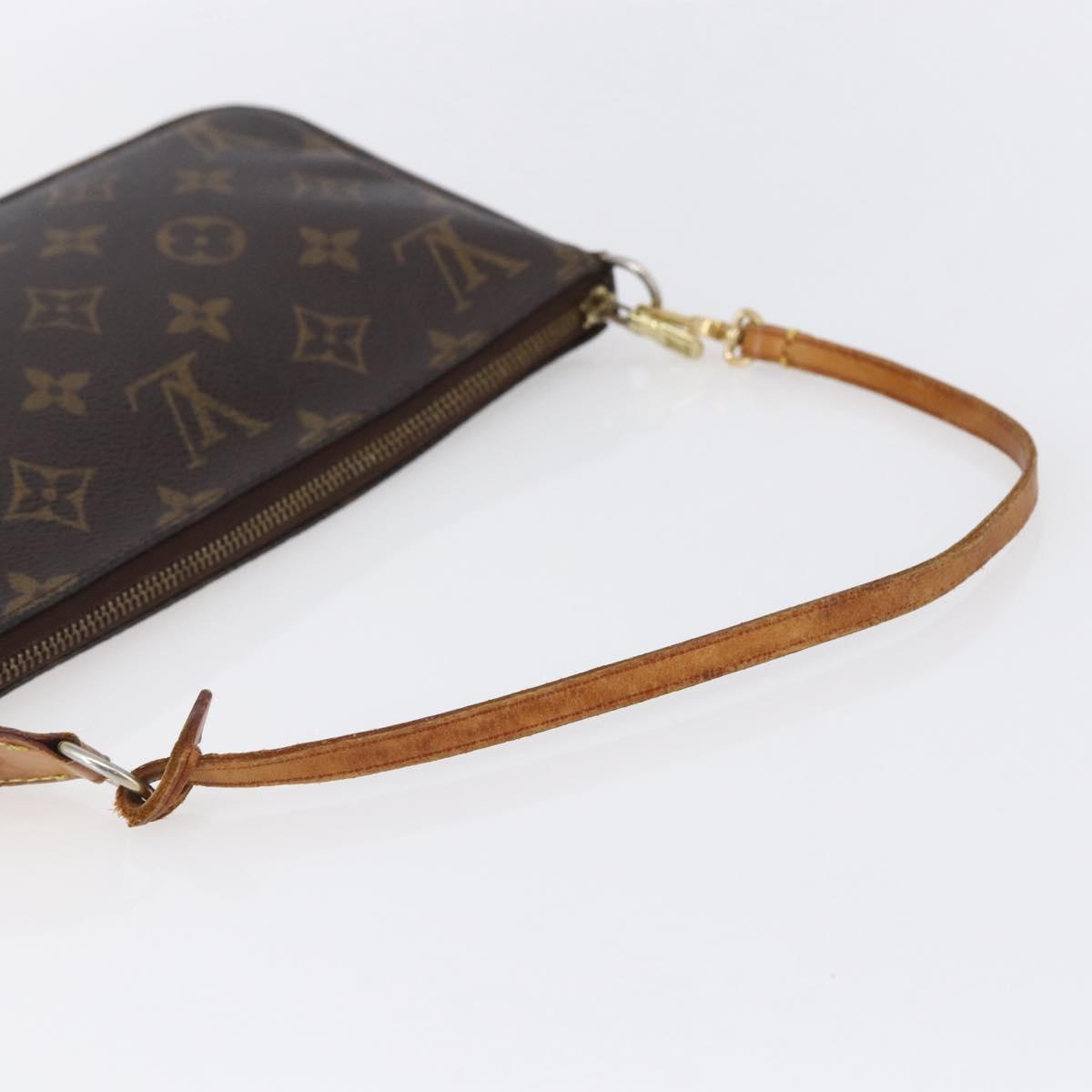 LOUIS VUITTON Monogram Pochette Accessoires Pouch M51980 LV Auth bs30548