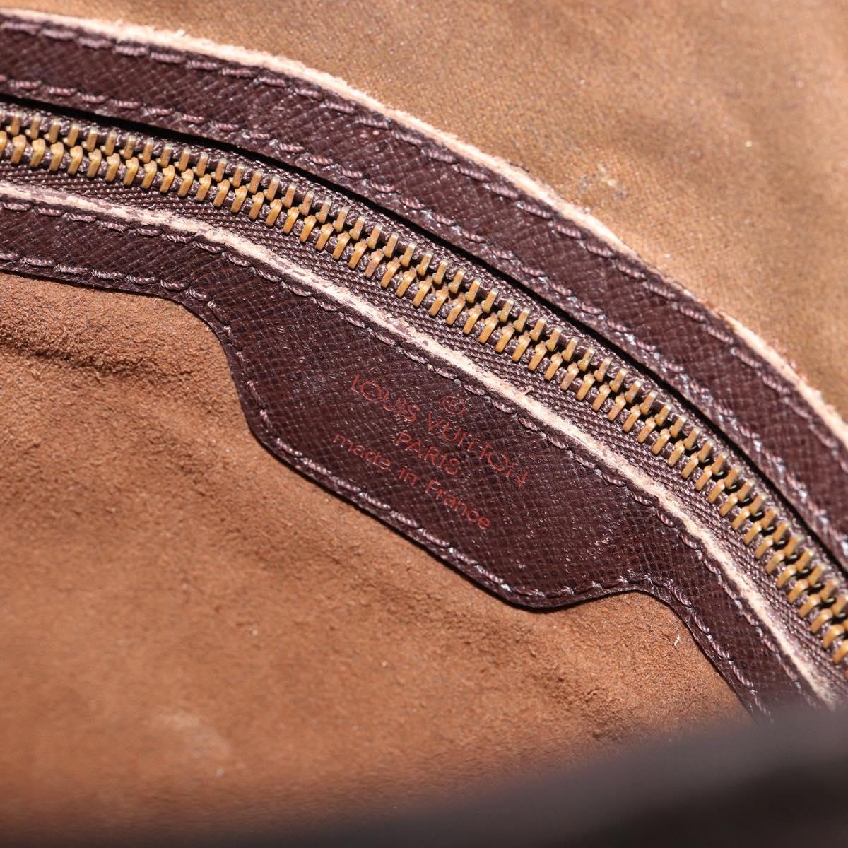 LOUIS VUITTON Damier Ebene Marais Shoulder Bag N42240 LV Auth bs30560