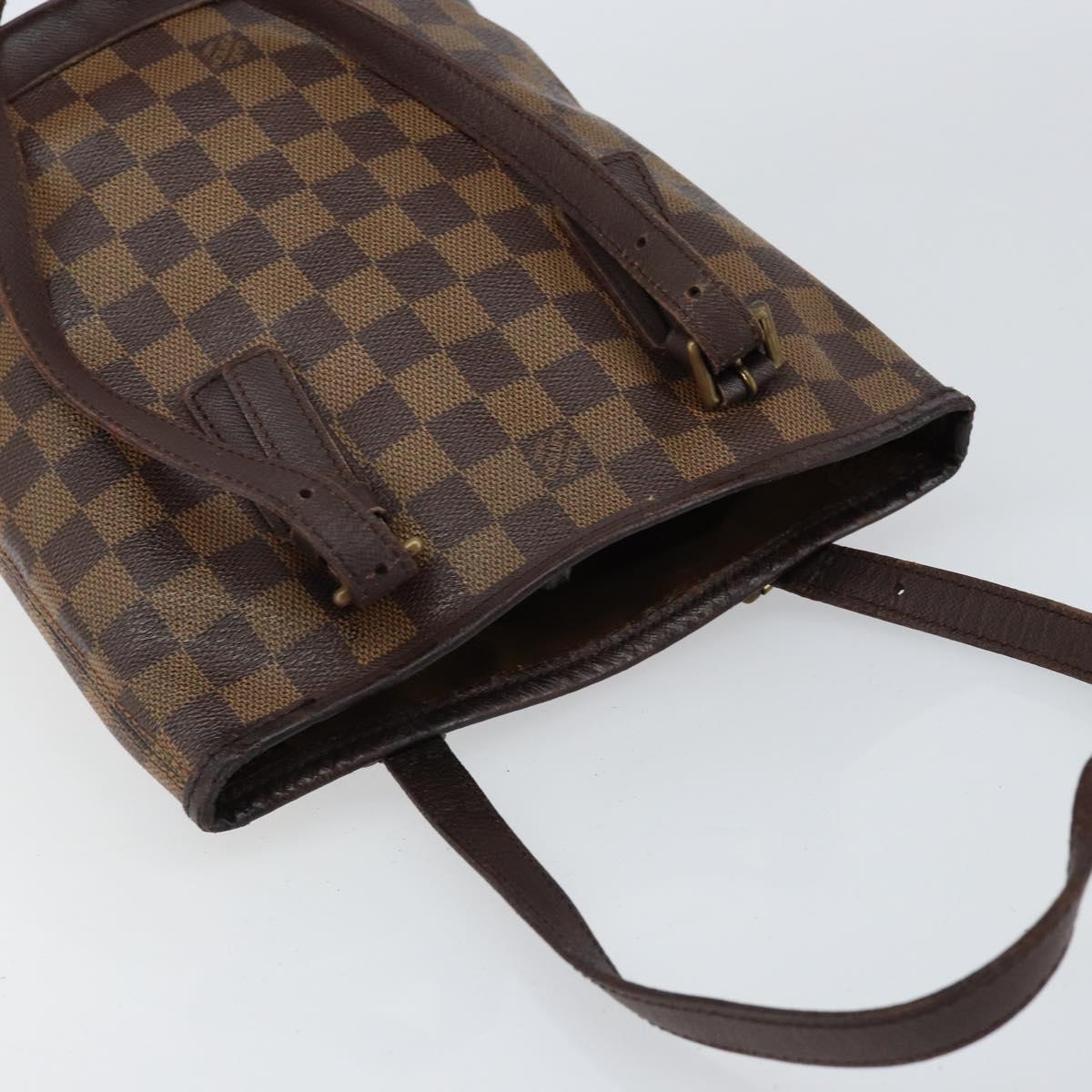 LOUIS VUITTON Damier Ebene Marais Shoulder Bag N42240 LV Auth bs30560