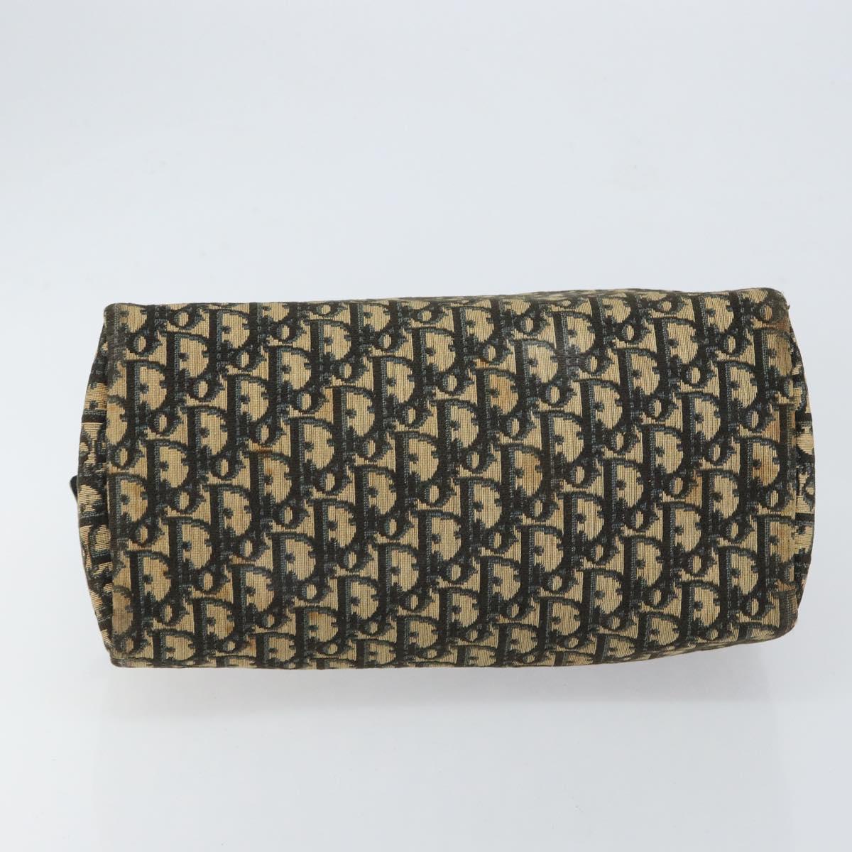 Christian Dior Trotter Canvas Boston Bag Navy Auth bs30562