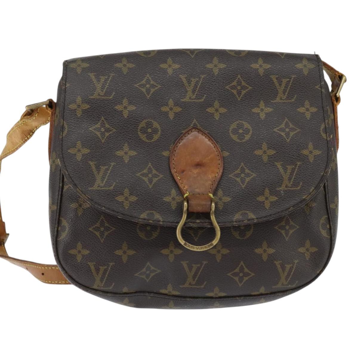 LOUIS VUITTON Monogram Saint Cloud GM Shoulder Bag M51242 LV Auth bs30585