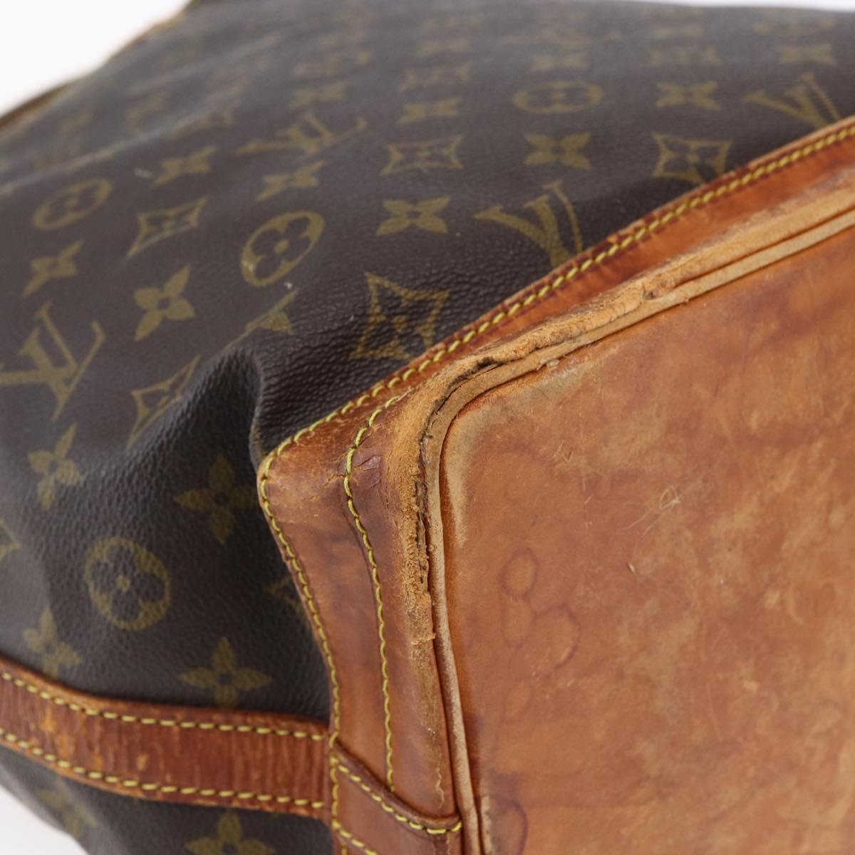 LOUIS VUITTON Monogram Noe Shoulder Bag M42224 LV Auth bs30591