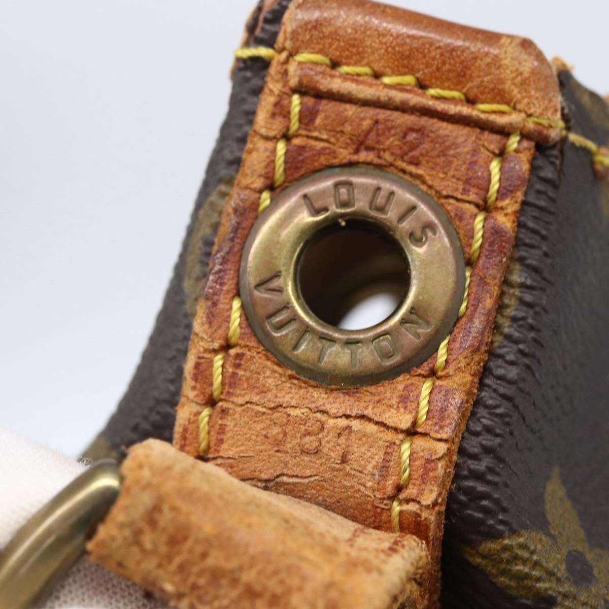 LOUIS VUITTON Monogram Noe Shoulder Bag M42224 LV Auth bs30591