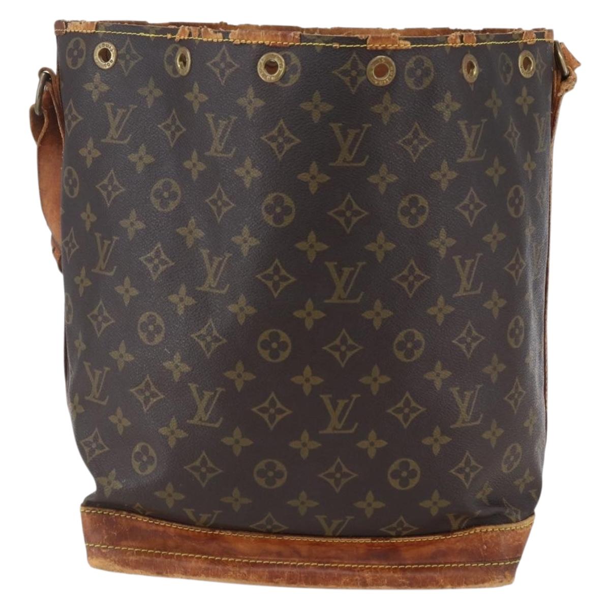 LOUIS VUITTON Monogram Noe Shoulder Bag M42224 LV Auth bs30591