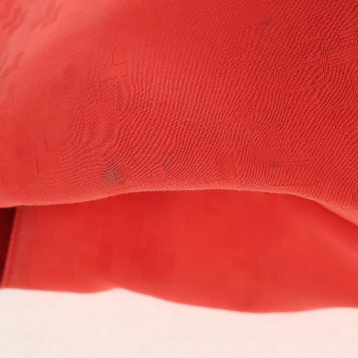 LOEWE Backpack Canvas Black Red Auth bs30603