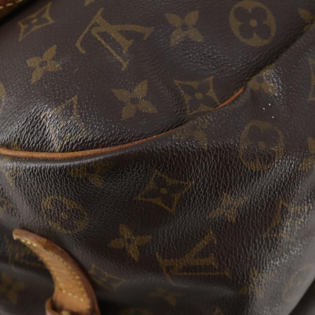 LOUIS VUITTON Monogram Saumur 35 Shoulder Bag M42254 LV Auth bs30612