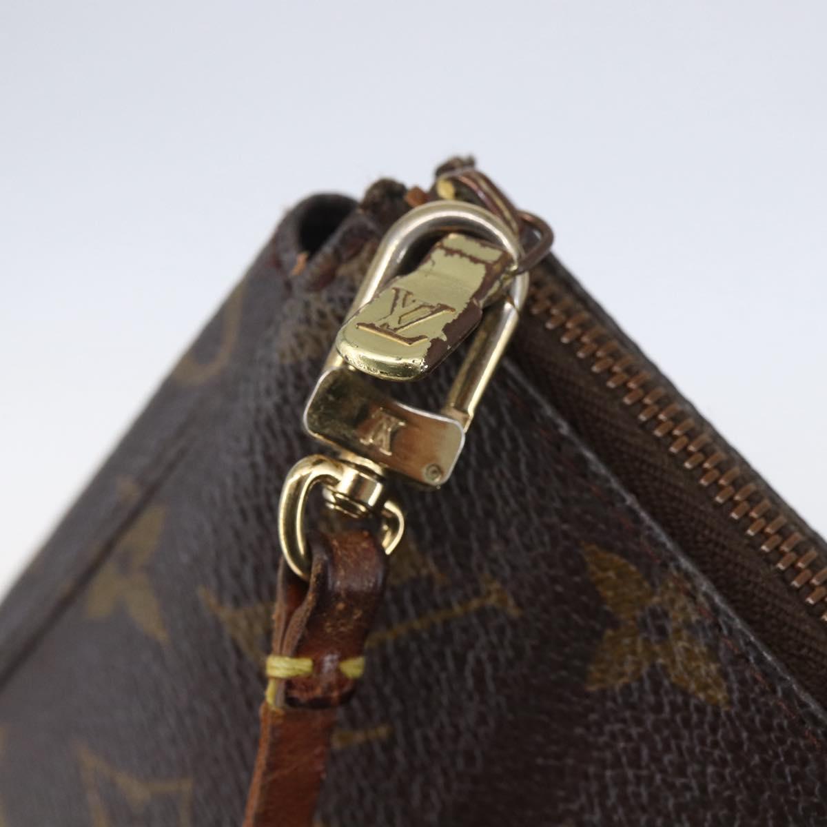 LOUIS VUITTON Monogram Pochette Accessoires Pouch M51980 LV Auth bs30614