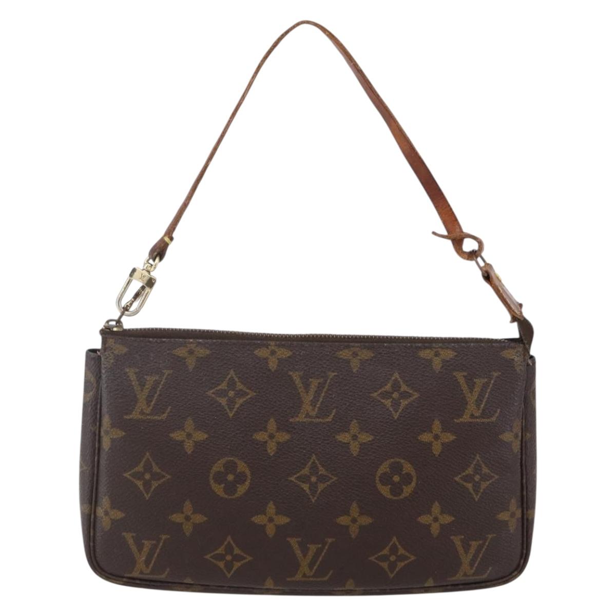 LOUIS VUITTON Monogram Pochette Accessoires Pouch M51980 LV Auth bs30614