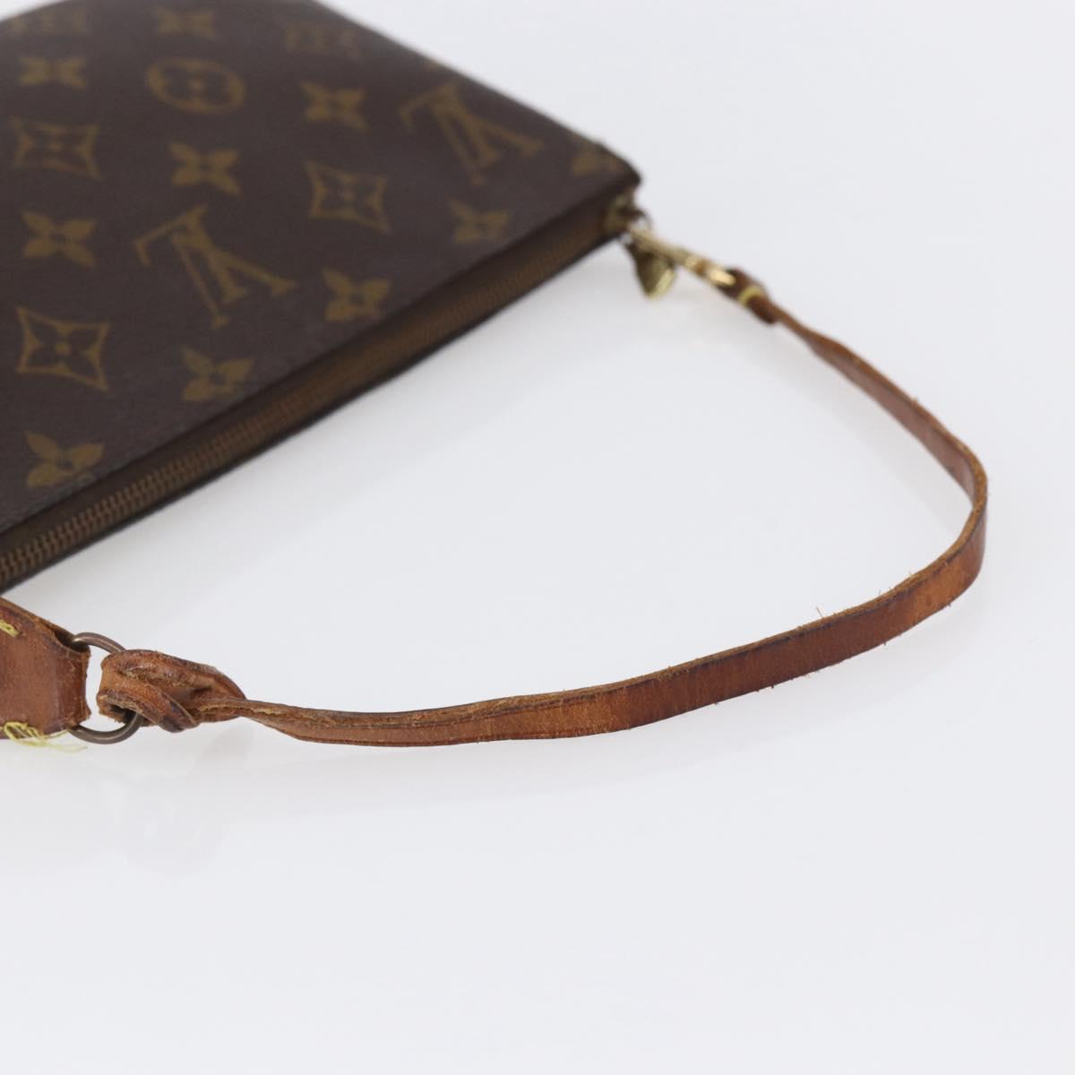 LOUIS VUITTON Monogram Pochette Accessoires Pouch M51980 LV Auth bs30614