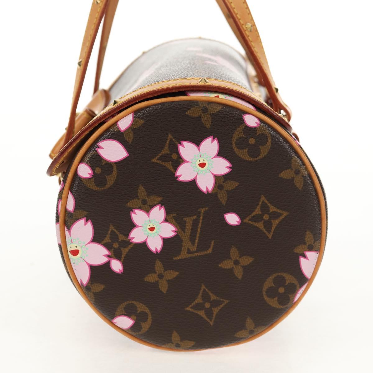 LOUIS VUITTON Monogram Cherry Blossom Papillon GM Bag M92009 LV Auth bs30617V