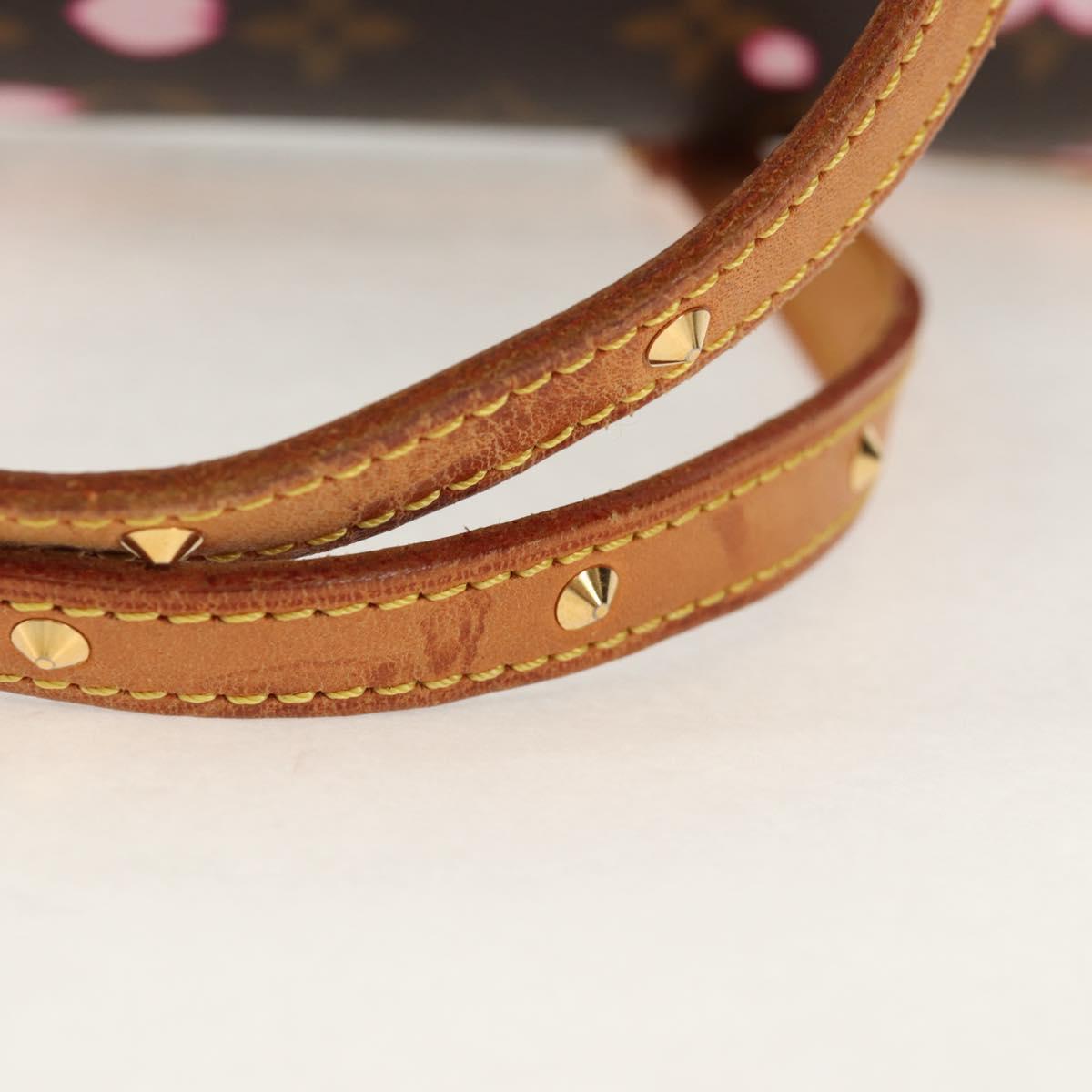 LOUIS VUITTON Monogram Cherry Blossom Papillon GM Bag M92009 LV Auth bs30617V