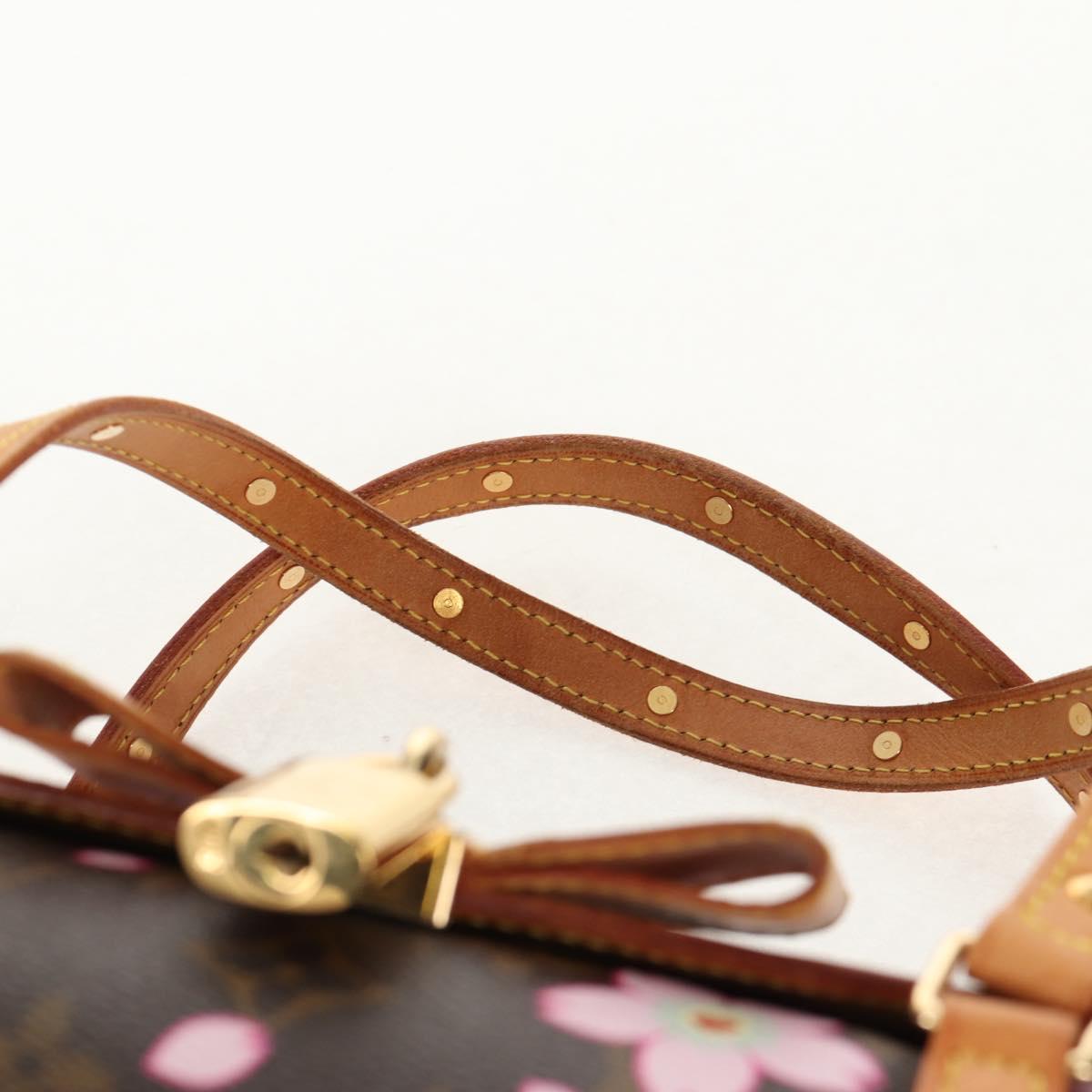 LOUIS VUITTON Monogram Cherry Blossom Papillon GM Bag M92009 LV Auth bs30617V