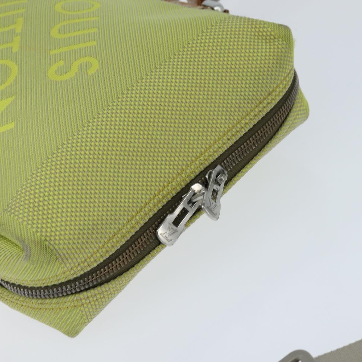 LOUIS VUITTON Damier Geant LV Cup Weatherly Bag Yellow M80636 LV Auth bs30618