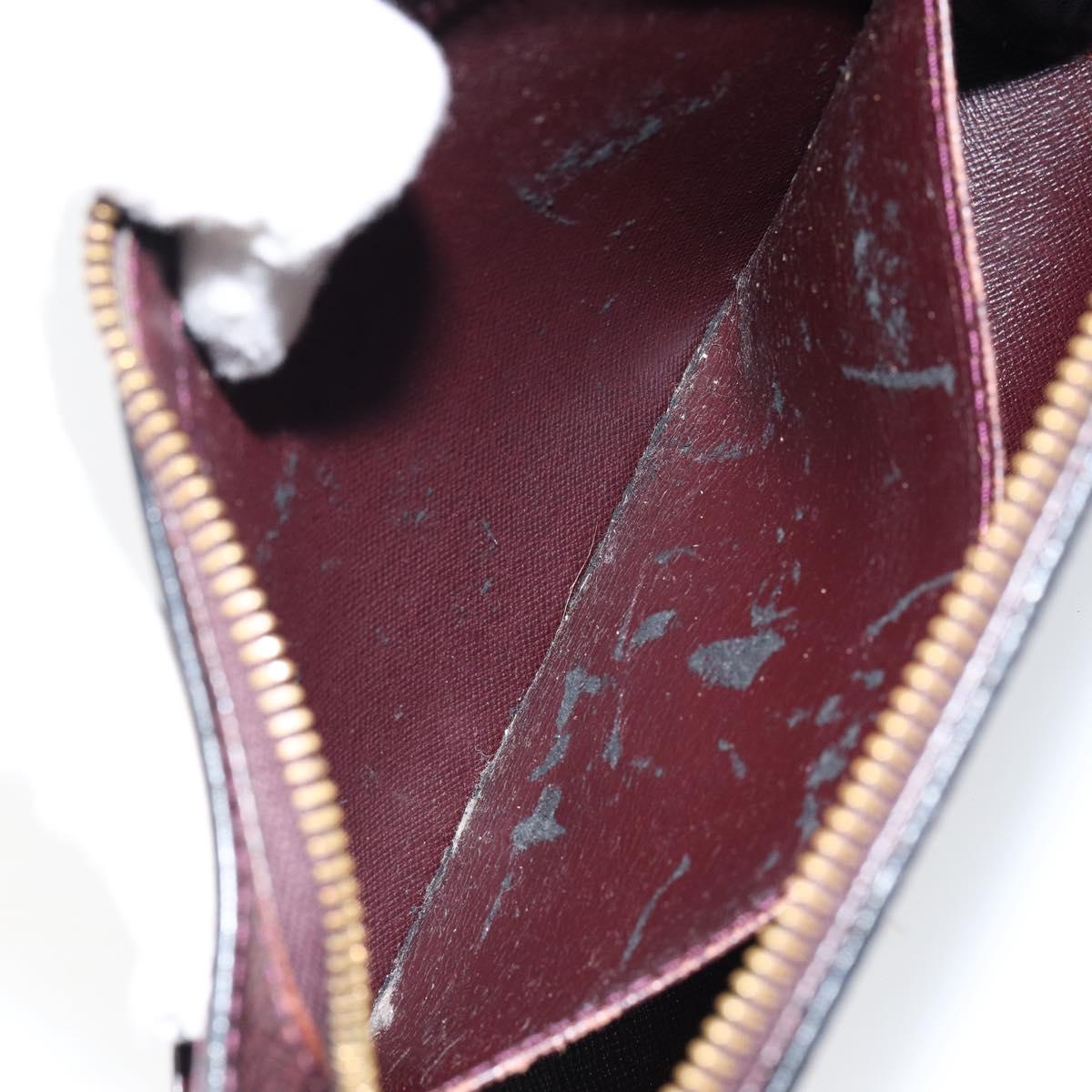 LOUIS VUITTON Taiga Baikal Clutch Bag Acajou M30186 LV Auth bs30620