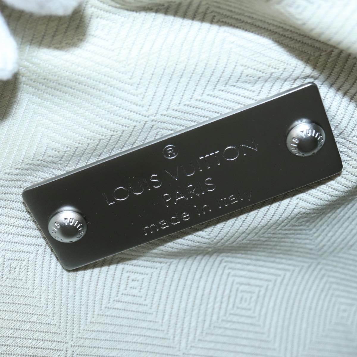 LOUIS VUITTON Shoulder Bag Suede Beige LV Auth bs30621