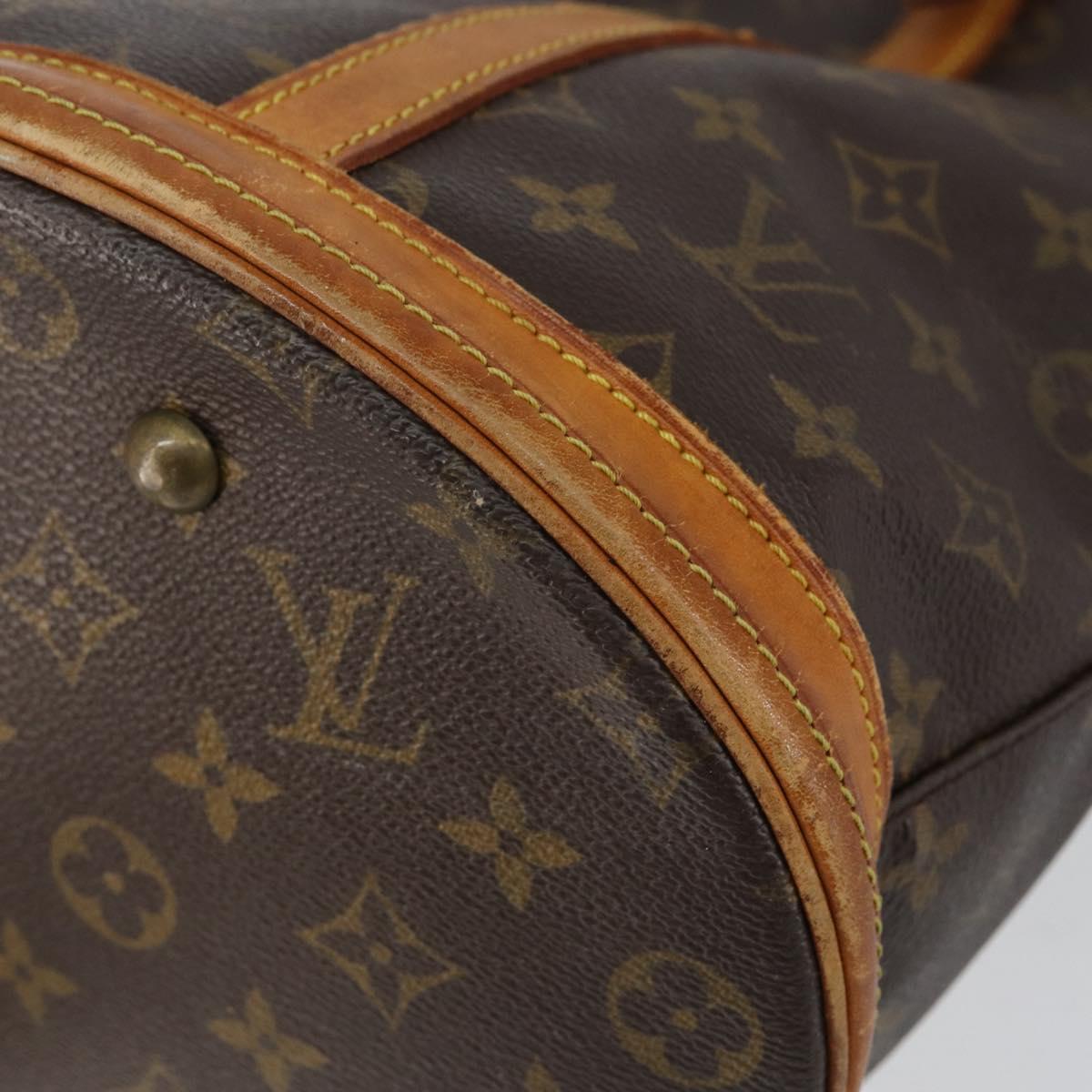 LOUIS VUITTON Monogram Bucket GM Shoulder Bag M42236 LV Auth bs30623