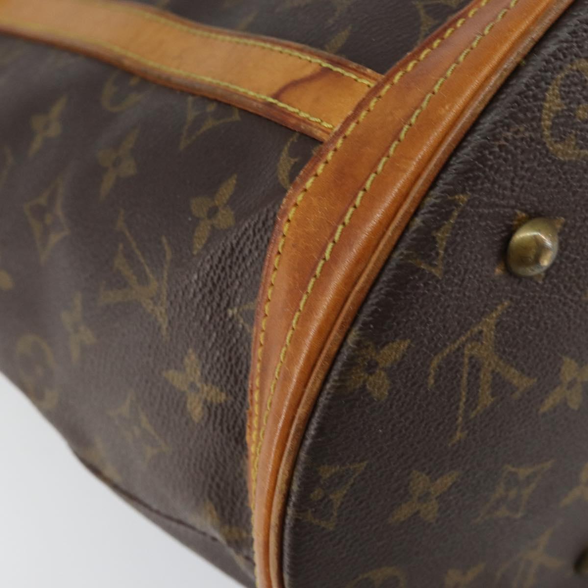 LOUIS VUITTON Monogram Bucket GM Shoulder Bag M42236 LV Auth bs30623
