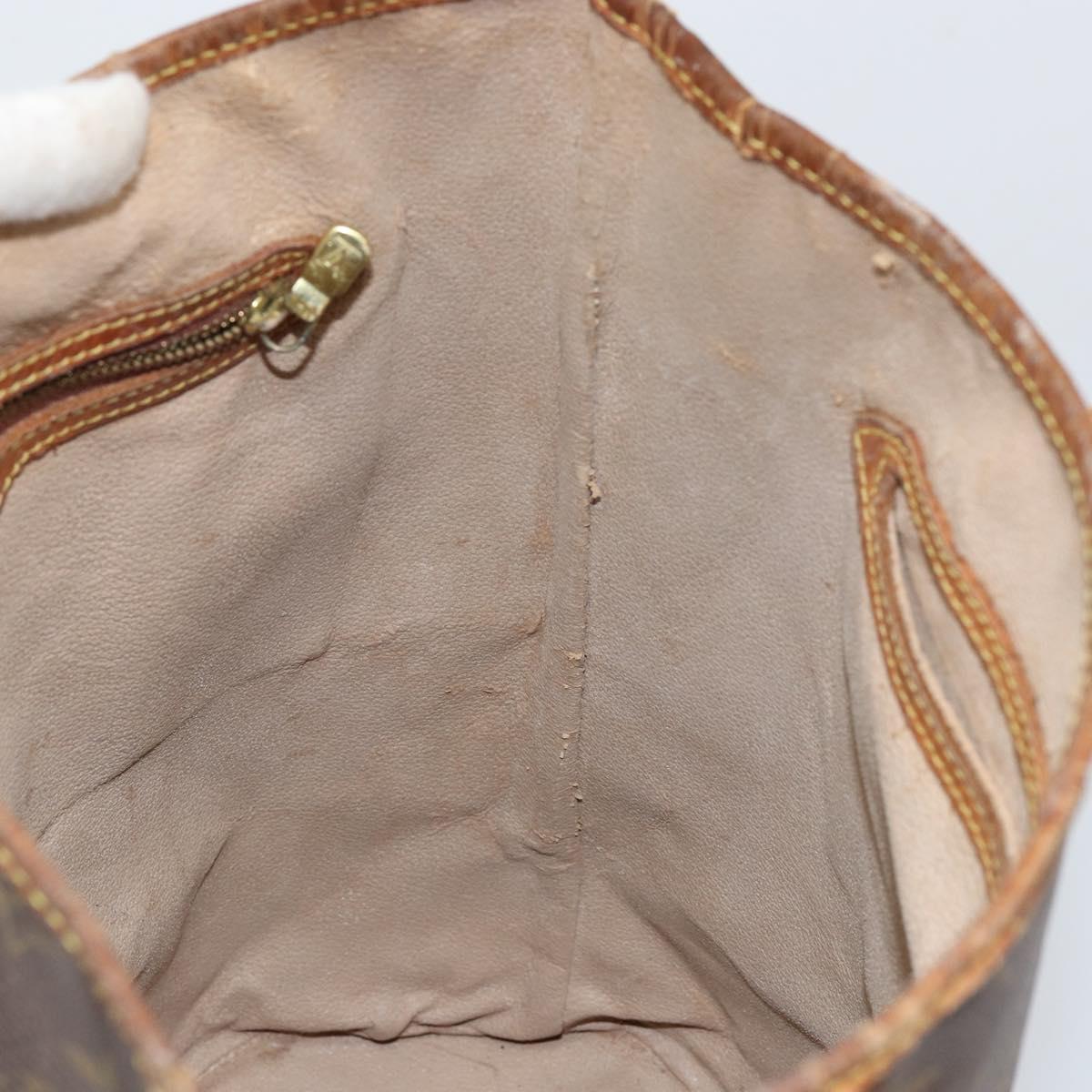 LOUIS VUITTON Monogram Bucket GM Shoulder Bag M42236 LV Auth bs30623