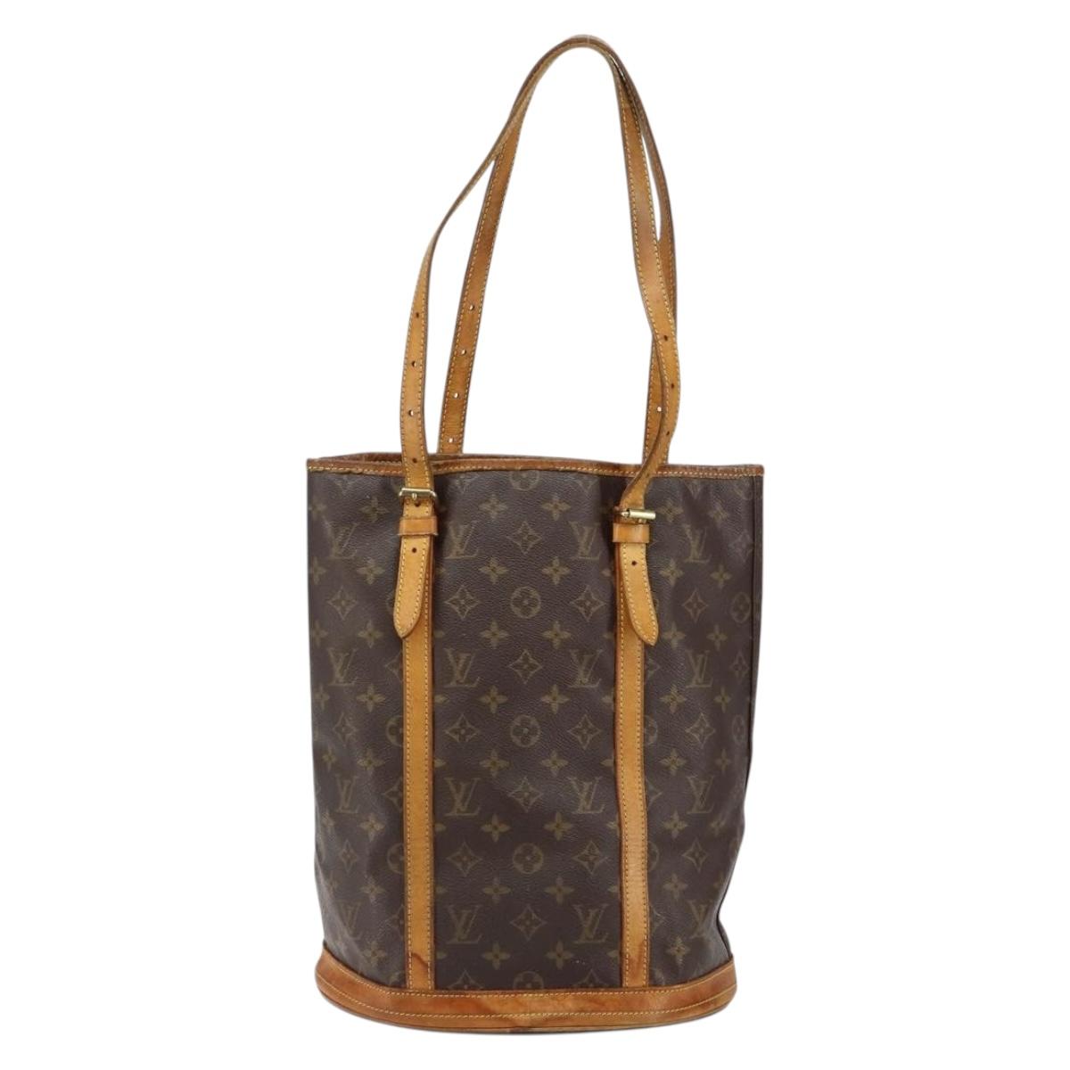 LOUIS VUITTON Monogram Bucket GM Shoulder Bag M42236 LV Auth bs30623