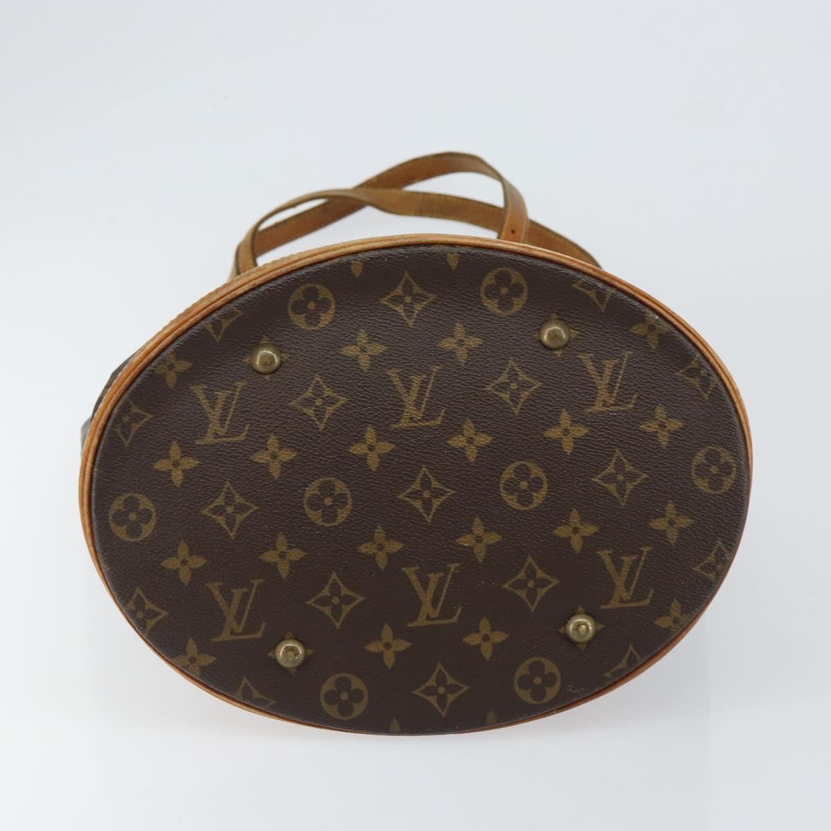 LOUIS VUITTON Monogram Bucket GM Shoulder Bag M42236 LV Auth bs30623