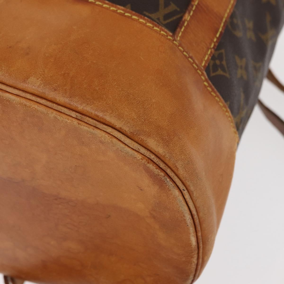 LOUIS VUITTON Monogram Randonnee GM Shoulder Bag M42244 LV Auth bs30624