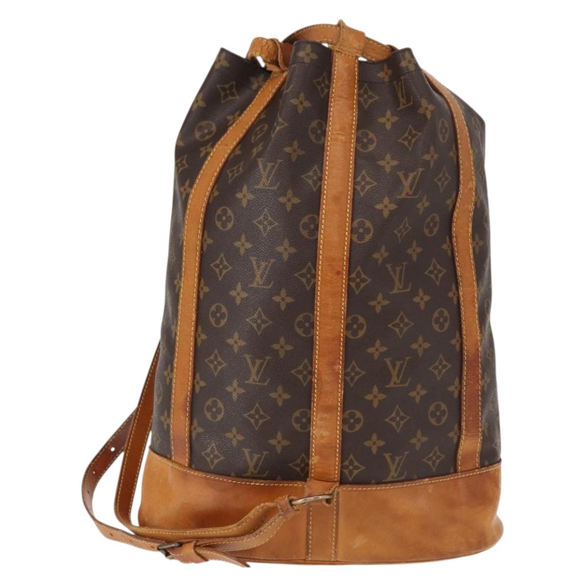 LOUIS VUITTON Monogram Randonnee GM Shoulder Bag M42244 LV Auth bs30624