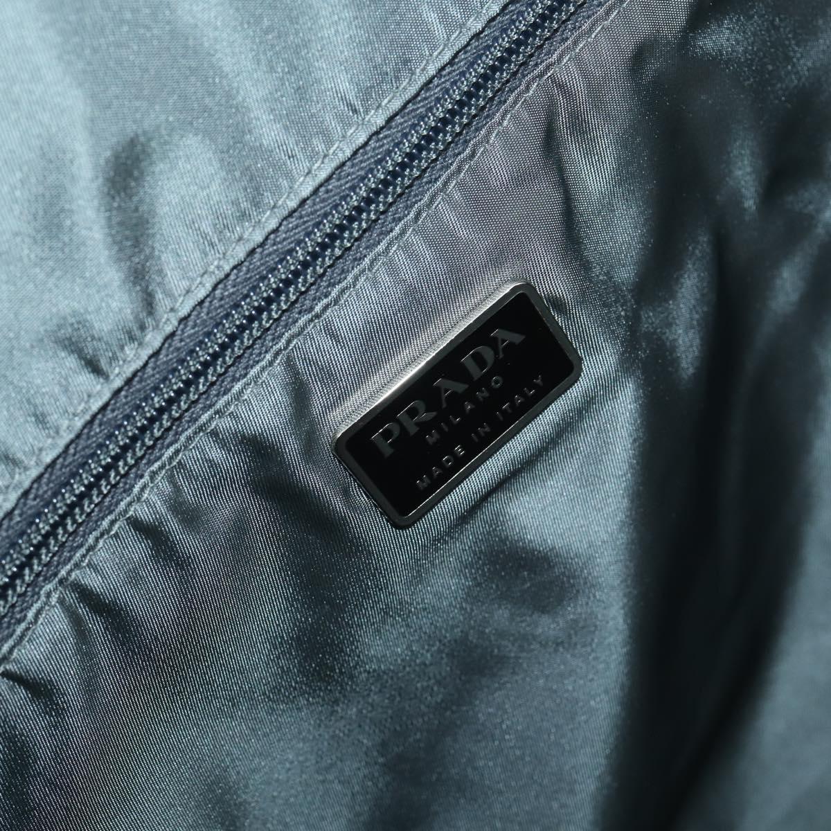 PRADA Sports Boston Bag Nylon 2way Bordeaux Silver Auth bs30637