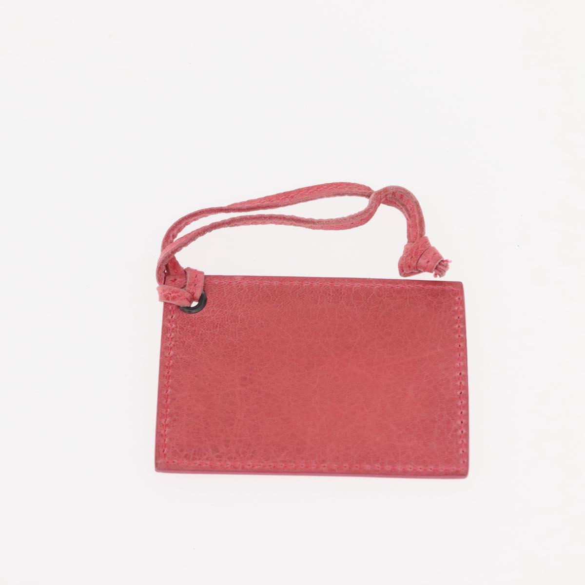 BALENCIAGA Hip Shoulder Bag Leather Pink 242803 Auth bs30644