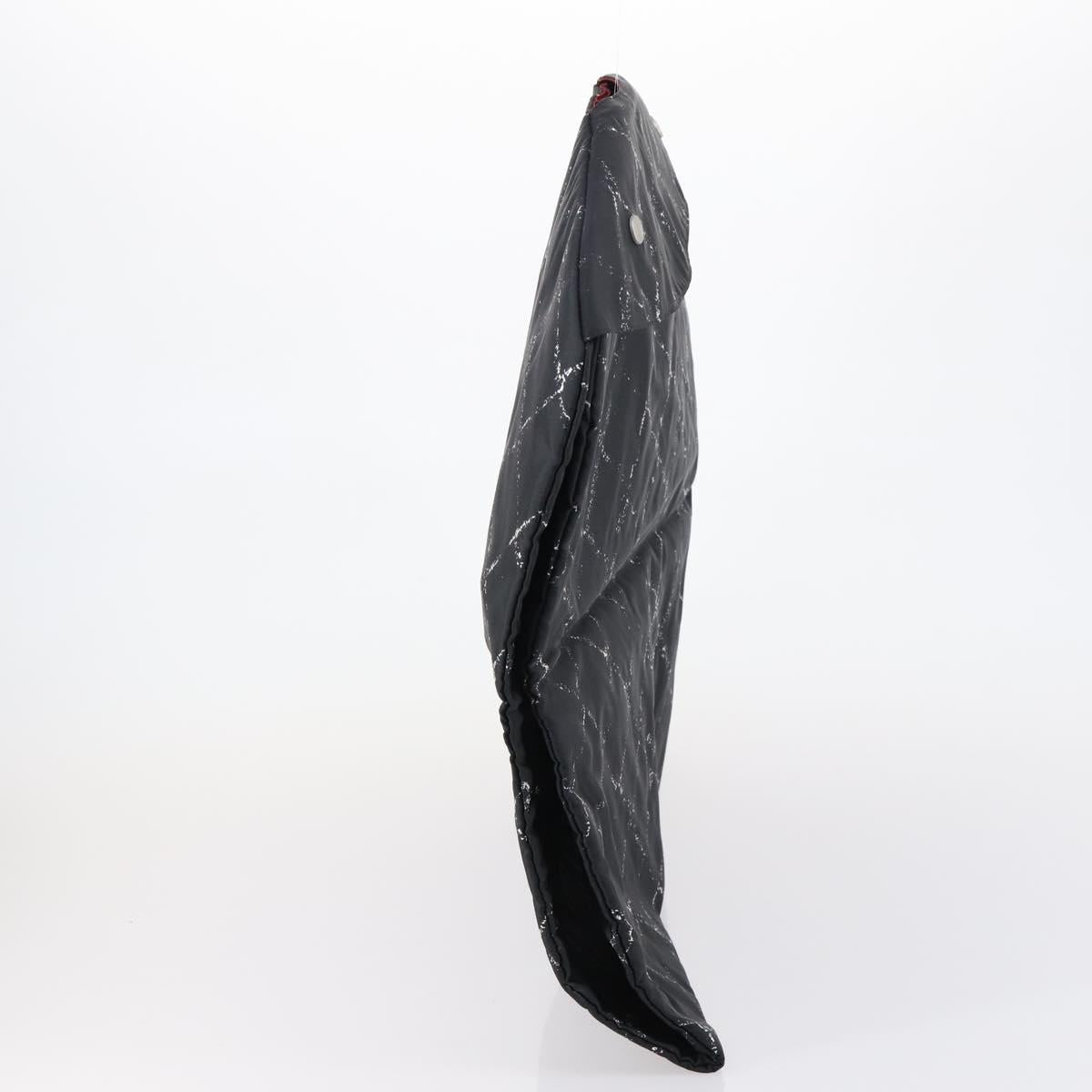 CHANEL Travel line Garment Cover Nylon Black CC Auth bs30653