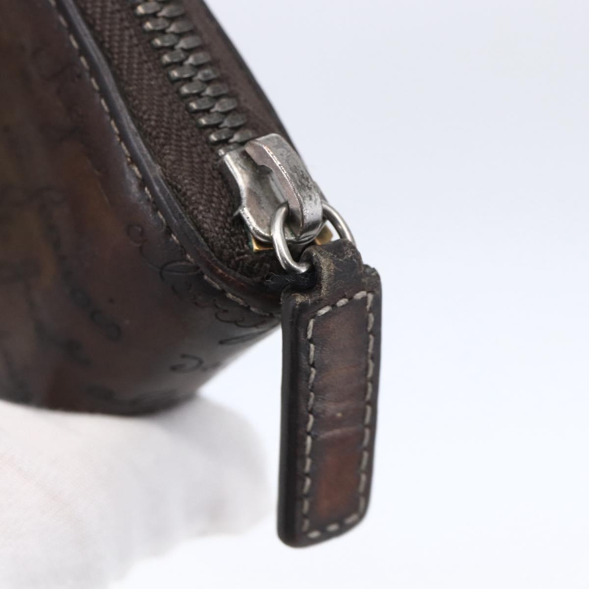 Berluti Wallet Leather Brown Auth bs30656