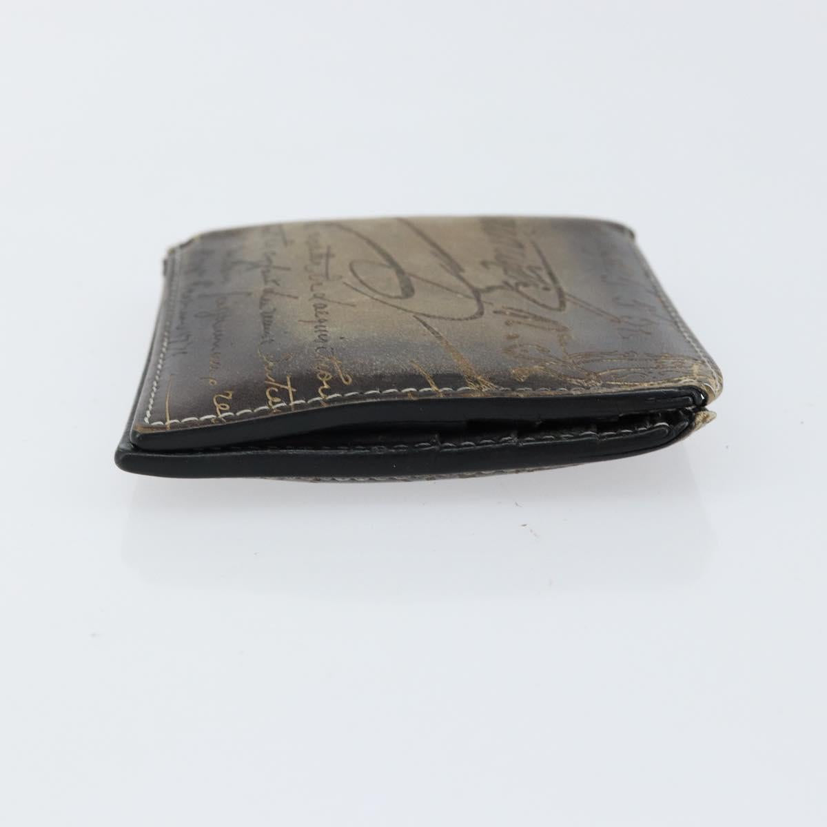 Berluti Wallet Leather Brown Auth bs30657
